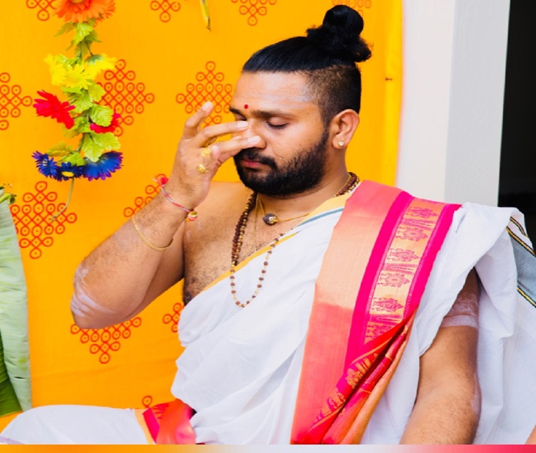 Hindu religious priest